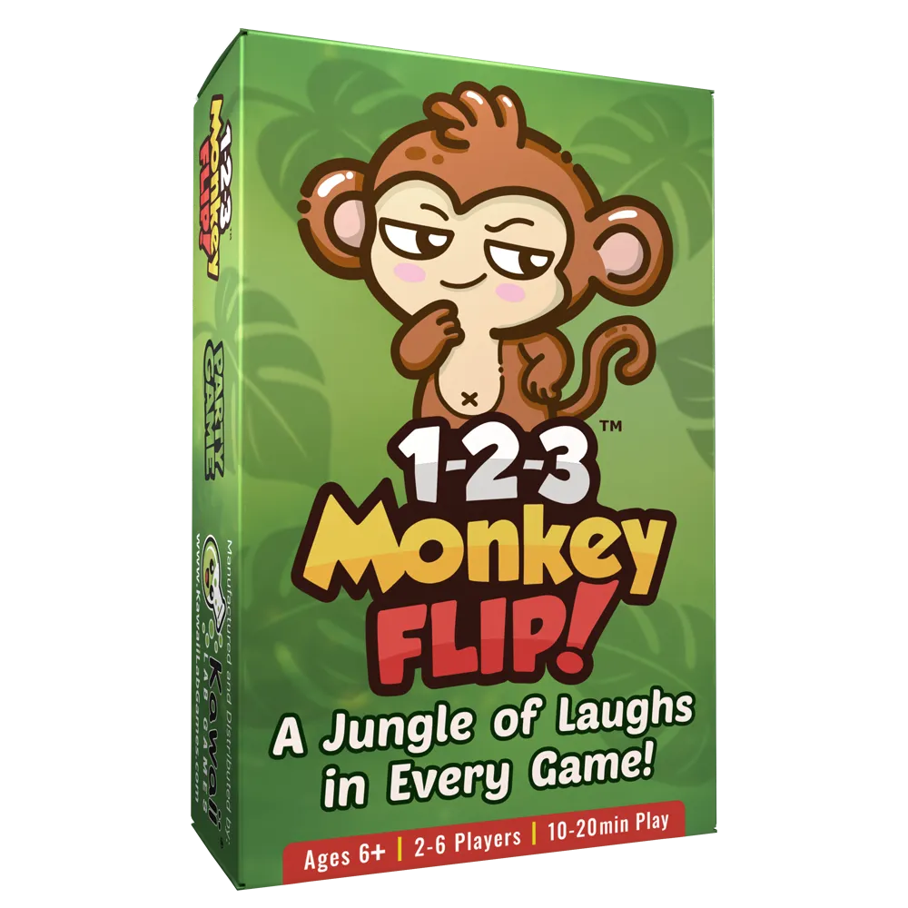 1-2-3 Monkey Flip - Card Game