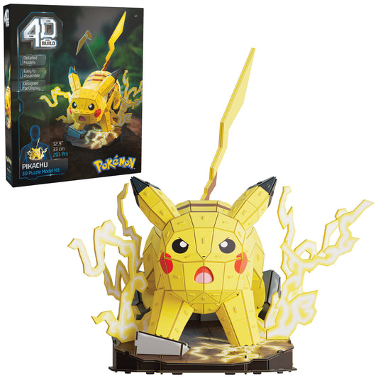 4D Build, Pokemon Pikachu 3D Model Kit
