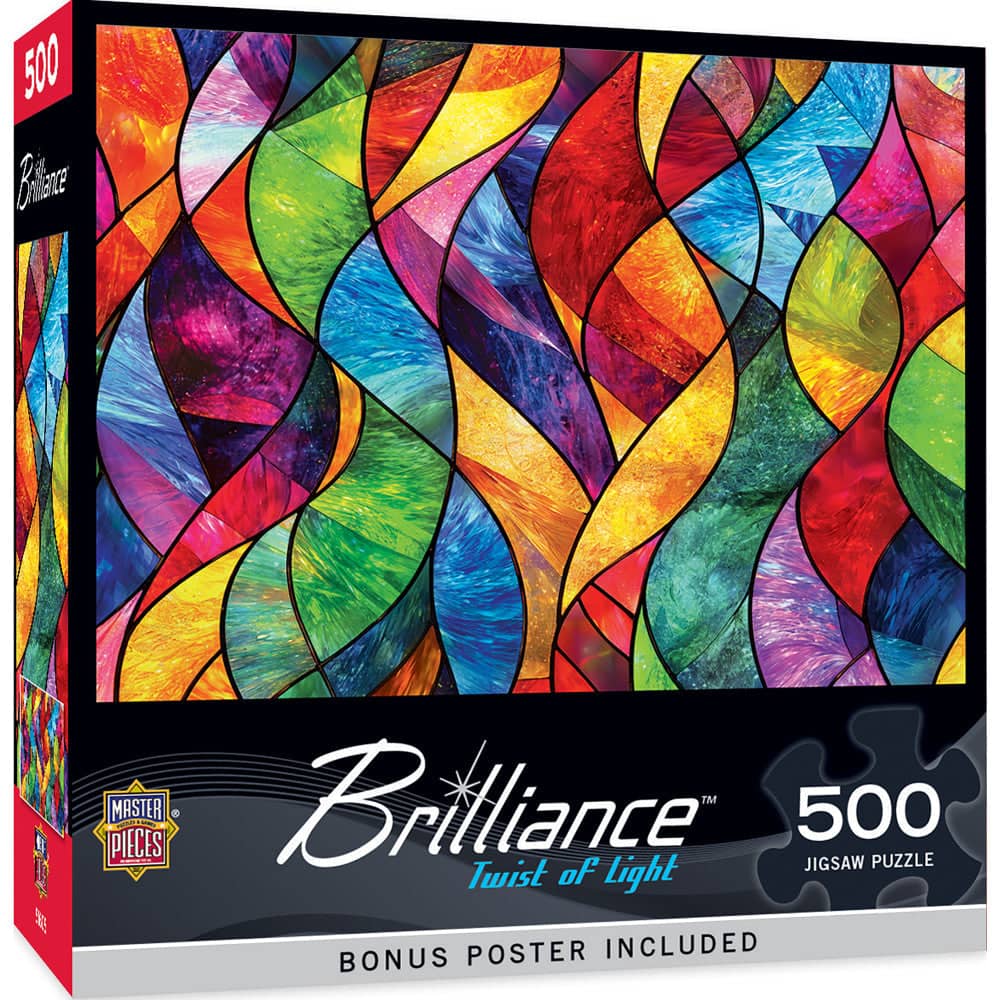 Brilliance - Twist of Light 500 Piece Jigsaw Puzzle