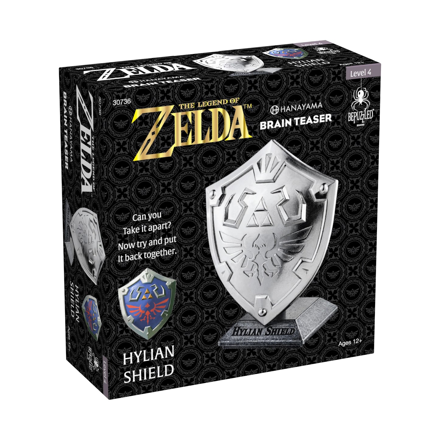Hanayama Level 4 Cast Puzzle - The Legend of Zelda: Hylian Shield