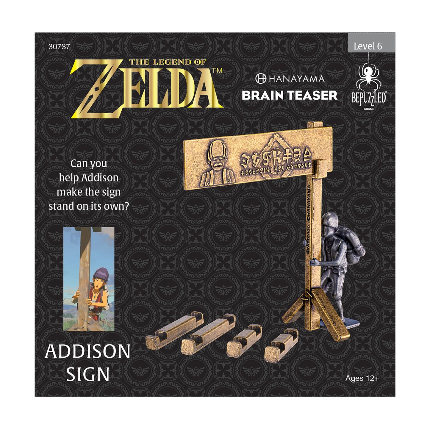 Hanayama Level 6 Cast Puzzle - The Legend of Zelda: Addison Sign