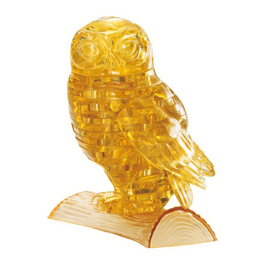 3D Crystal Puzzle - Owl (Gold)