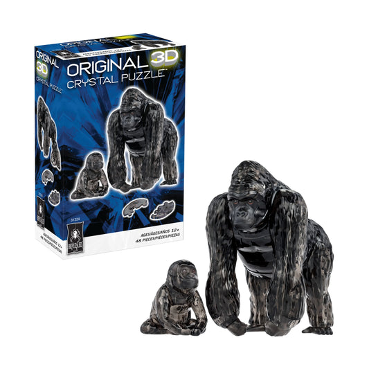3D Crystal Puzzle - Gorilla and Baby