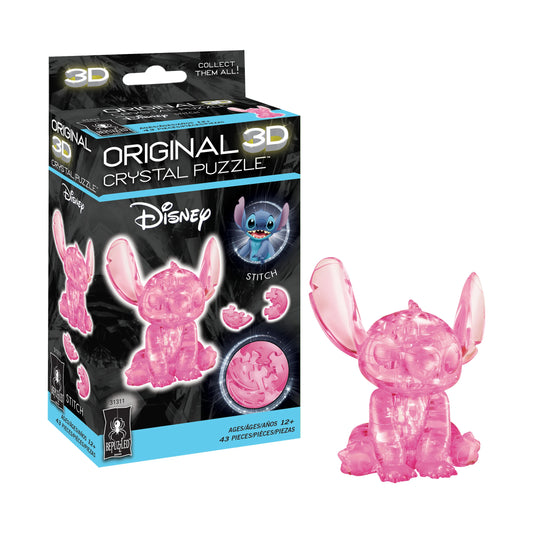 3D Crystal Puzzle - Disney Stitch (Pink)