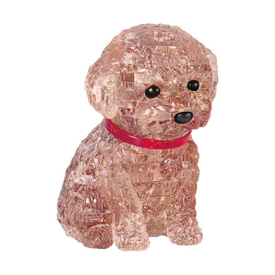 3D Crystal Puzzle - Poodle (Red)