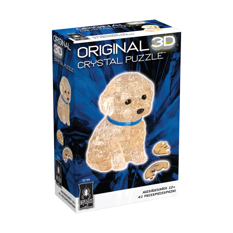 3D Crystal Puzzle - Poodle (Apricot)