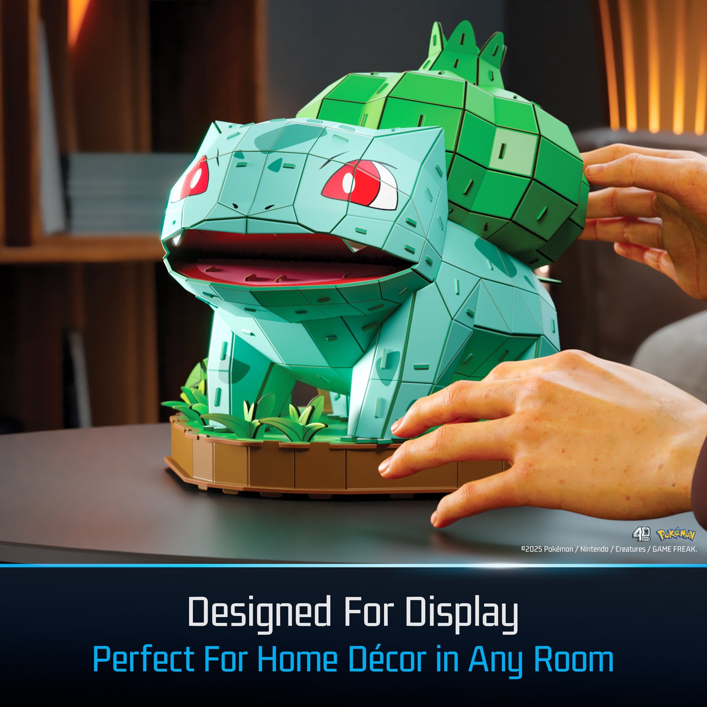 4D Build, Pokemon Bulbasaur 3D Model Kit