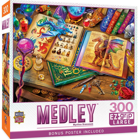 Medley - Mystica Draconum 300 Piece EZ Grip Jigsaw Puzzle
